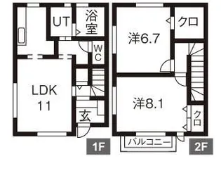 メゾンパルクの間取り