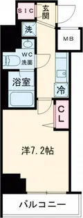 メインステージ三ノ輪III【3階】の間取り