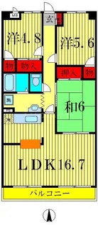 アネックスS【5階】の間取り