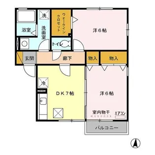 ドレミメゾン A【1階】の間取り