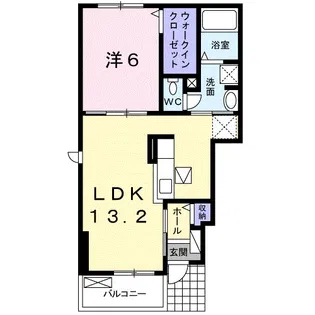 グランシャリオ III【1階】の間取り