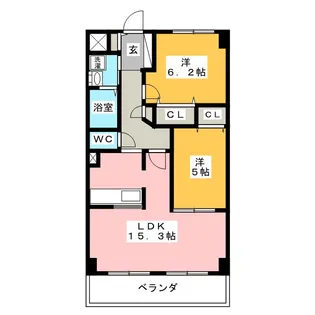ベルドミール【5階】の間取り