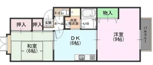 リバーサイド桂【2階】の間取り
