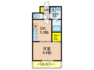 アクアコ-ト【3階】の間取り