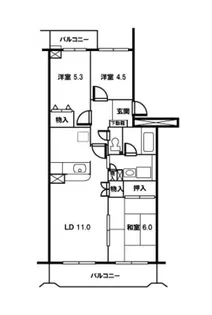 新座四季タウン【2階】の間取り