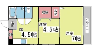 中島本庄ビル【3階】の間取り
