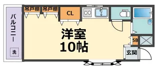 レジデンスドール【5階】の間取り