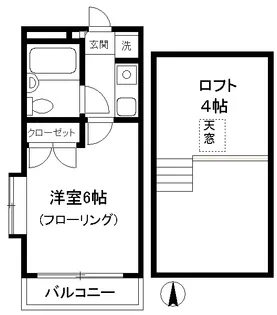 ハイランドエイト I【2階】の間取り