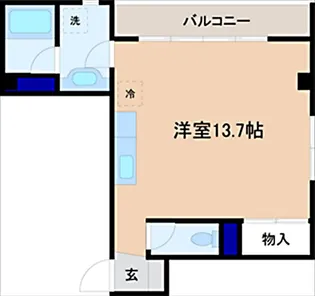 サンシャイン32【4階】の間取り