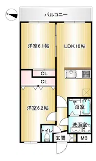 Vortex Seta(ボルテックス セタ)【2階】の間取り