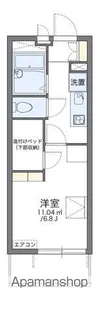 レオパレスRAI【3階】の間取り