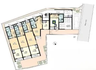 ヴィラージュ白金台【2階】の間取り