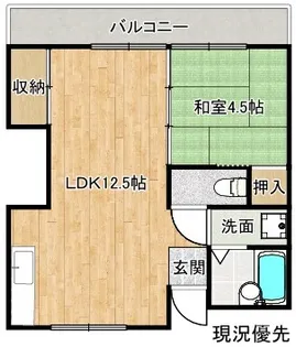ノーブルコート【1階】の間取り