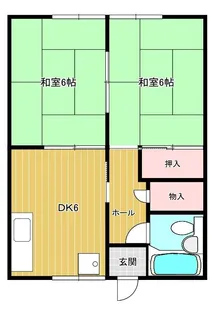 コーポちば【1階】の間取り