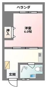 パラシオ新町【1階】の間取り