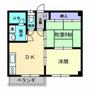 メゾンOGO A棟【2階】の間取り