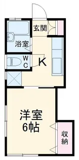 Kパレス弘明寺【2階】の間取り