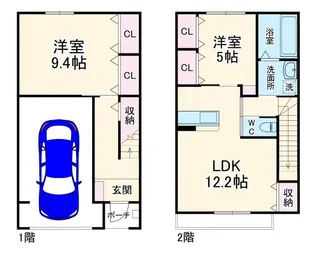 千葉県白井市西白井4【一戸建】の間取り