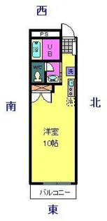 フリッシュフレッタ【4階】の間取り