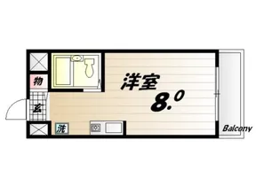 ヴィップハイツ【5階】の間取り