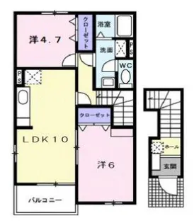アヴェニール【2階】の間取り