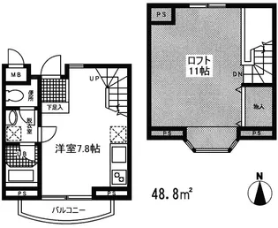 CASA GIOIA【1階】の間取り