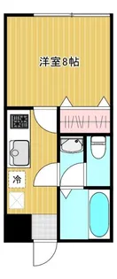 東京都品川区旗の台3【アパート】の間取り