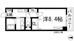レジーナ逆瀬川【4階】の間取り