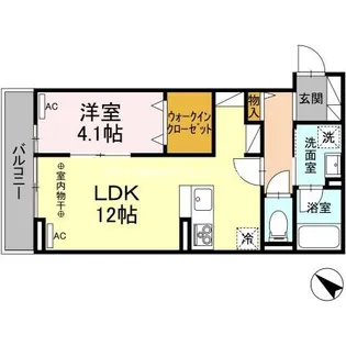 VISTA【1階】の間取り