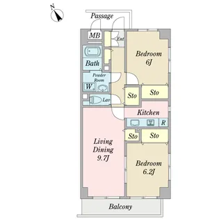 アルティア ジェントリー【3階】の間取り