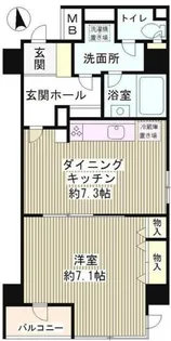 東京都目黒区自由が丘2【マンション】の間取り
