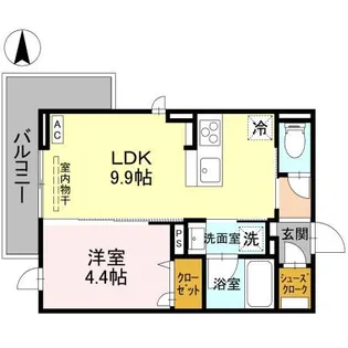 DR相木HERZ【2階】の間取り