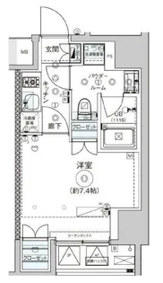 ドムス・スタイル浅草【13階】の間取り