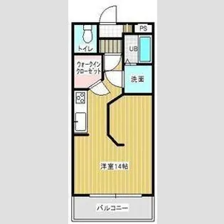 1Rの間取り画像