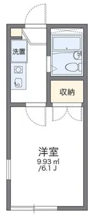 レオパレスイキ明大前【2階】の間取り