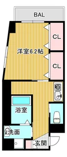 SAISIR希【6階】の間取り