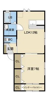 新潟県新潟市西区小針南台【アパート】の間取り