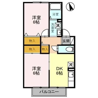 セジュールラムタラ A【1階】の間取り