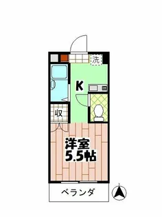 かみはしビル【4階】の間取り