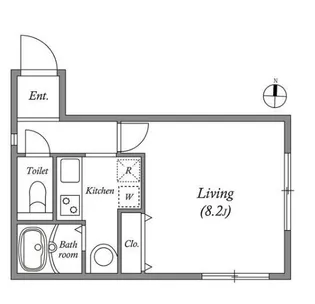 東京都大田区千鳥1【マンション】の間取り