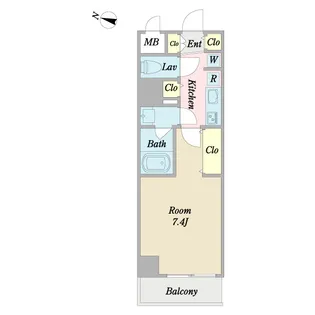 Residencia善【2階】の間取り