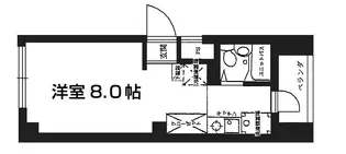USハイツ鴬谷【3階】の間取り