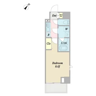 DeLCCS板橋South【2階】の間取り