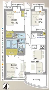 ロイヤルパレス大崎【3階】の間取り