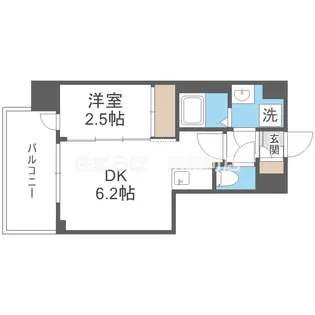 大阪府大阪市北区長柄中1丁目【マンション】の間取り