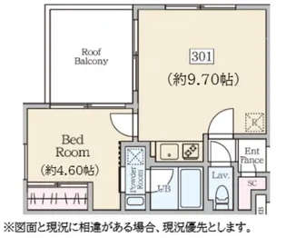 ReveResidence初台【3階】の間取り