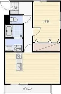 アモリールII【1階】の間取り