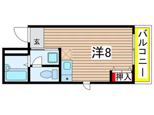 アルファ野並【3階】の間取り