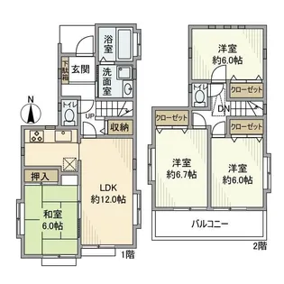 東京都町田市成瀬8【一戸建】の間取り