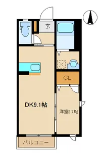 ハートフル【1階】の間取り